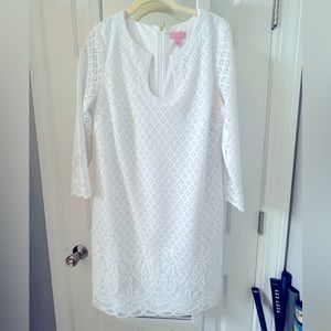 Lilly Pulitzer white embroidered dress